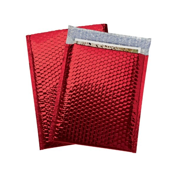 Bsc Preferred 9 x 11-1/2'' Red Glamour Bubble Mailers, 100PK BUY00029019 - main